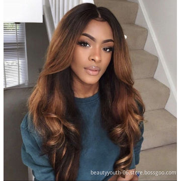 Beauty Youth #30 Brown color human hair extension body wave hair bundles online shopping website